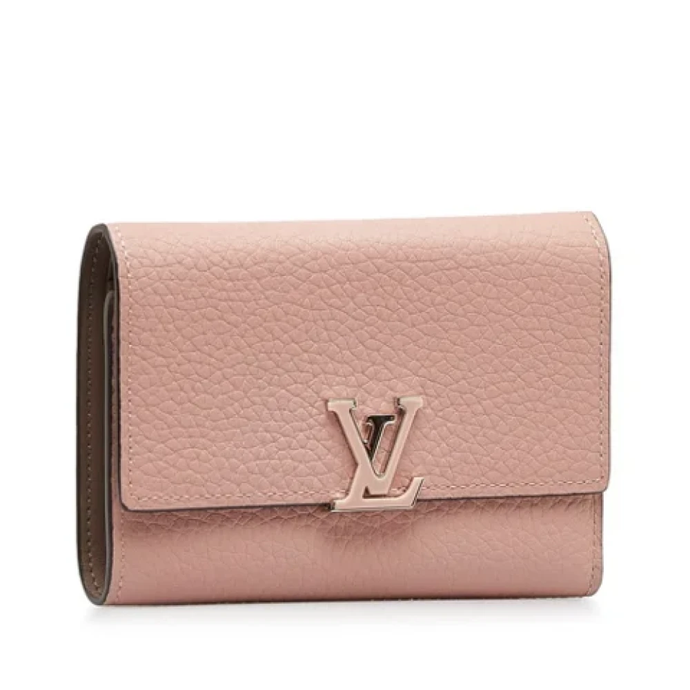 Louis Vuitton Vintage Pre-owned Leather wallets Pink Dames