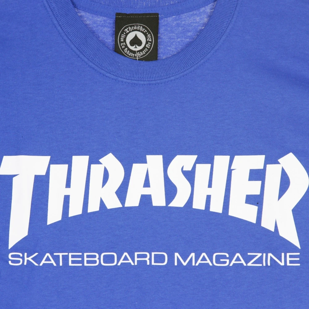 Thrasher T-Shirts Blue Heren