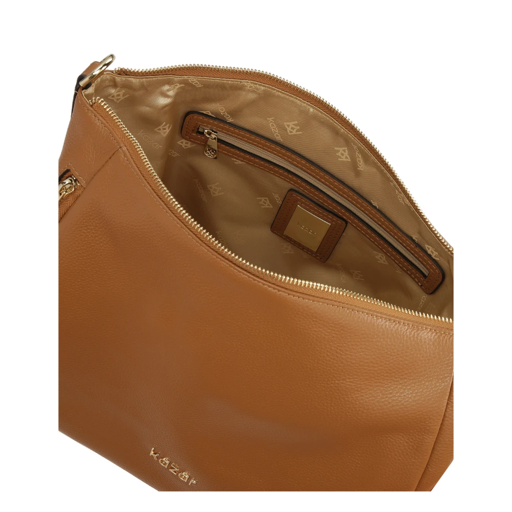 Kazar Lichtbruine handtas met afneembare band Brown Dames