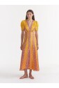 robe-vintage-a-rayures-de-carnaval-en-soie