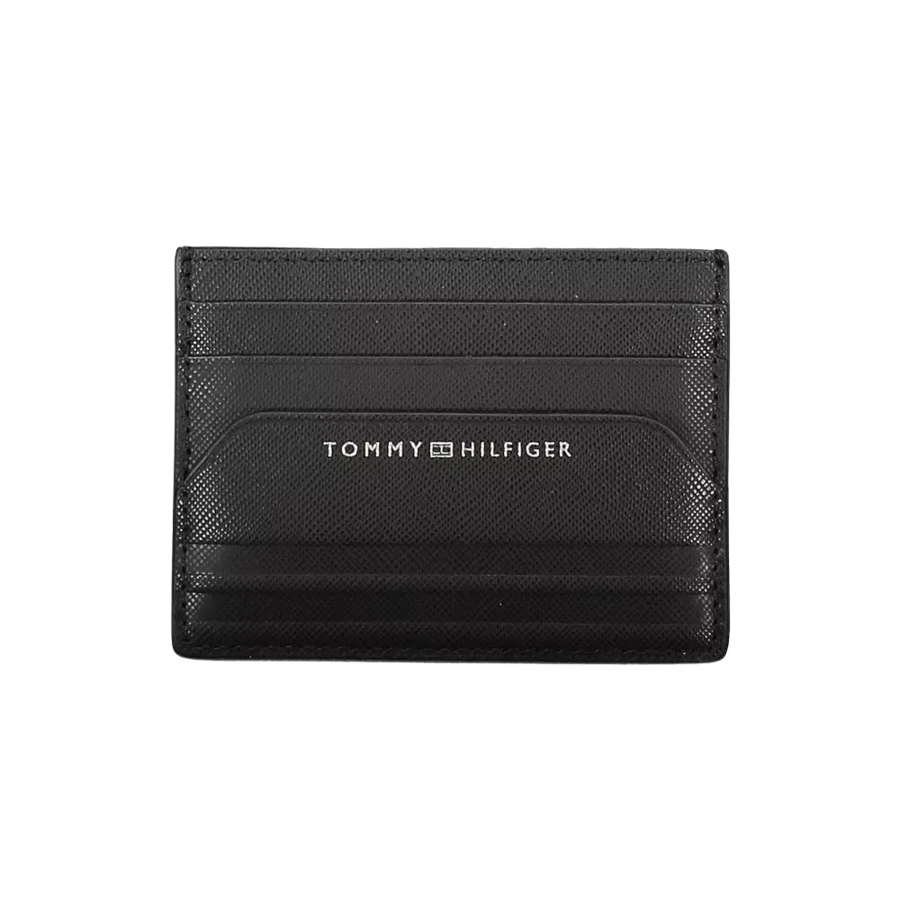 Tommy Hilfiger Uomo Nero Portacarte In Pelle - Immagine 3