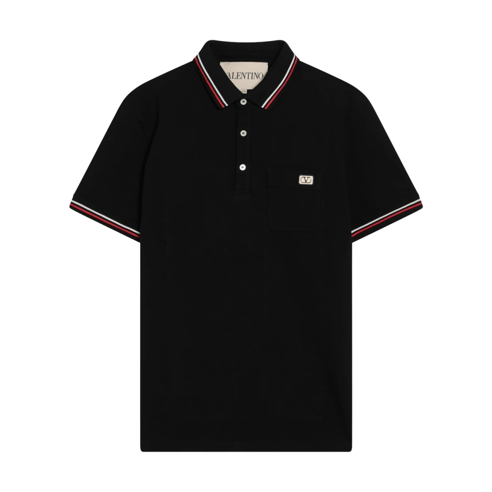 Valentino Garavani Uomo Nero - Polo Vlogo Signature - Tops - S