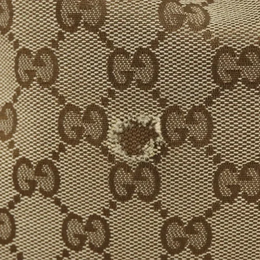 Gucci Vintage Pre-owned Canvas gucci-bags Beige Dames