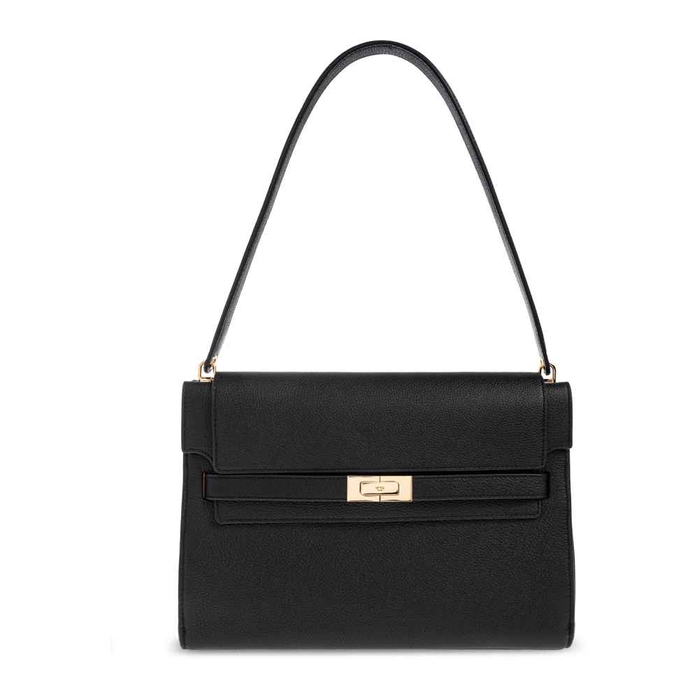 Tory Burch Women's Black Shoulder Bag Lee Radziwill Large