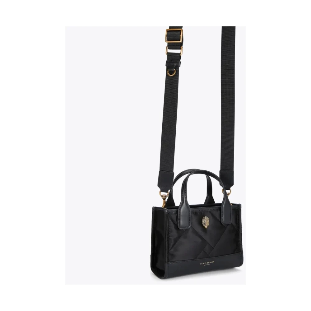 Kurt Geiger Gerecyclede vierkante schoudertassen Black Dames