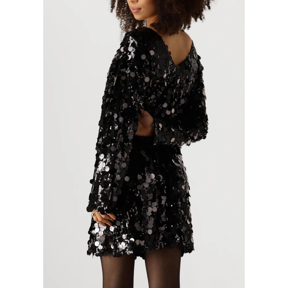 Moves Zwarte Mini Jurk Idona Black Dames