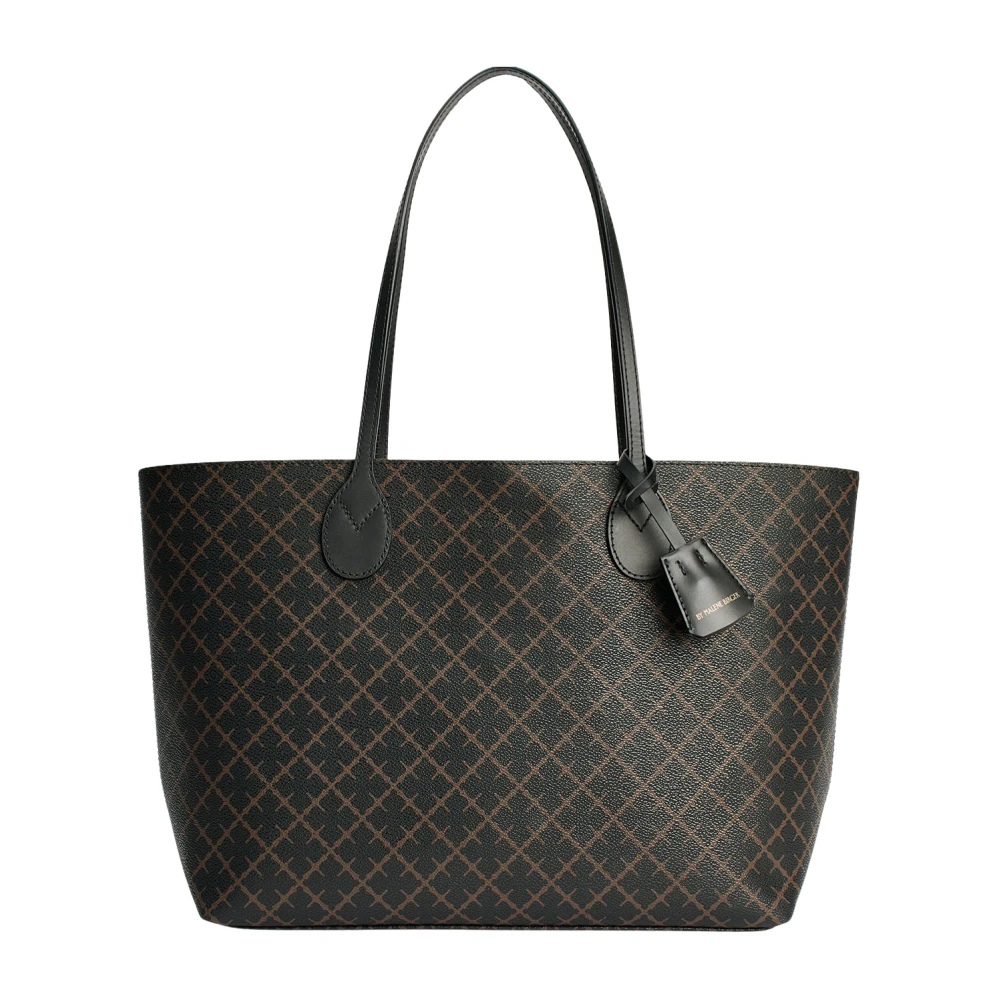 By Malene Birger Women's Brown Abigail Printed Tote Bag - Shopping Bags - One Size - Bags
