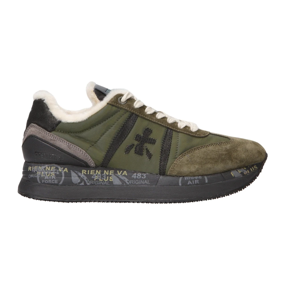 Premiata Conny Sneakers Stijlvol en Trendy Green Dames