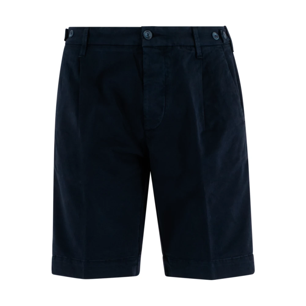 Re-Hash Blauwe Bermuda Shorts Slim Fit Blue Heren