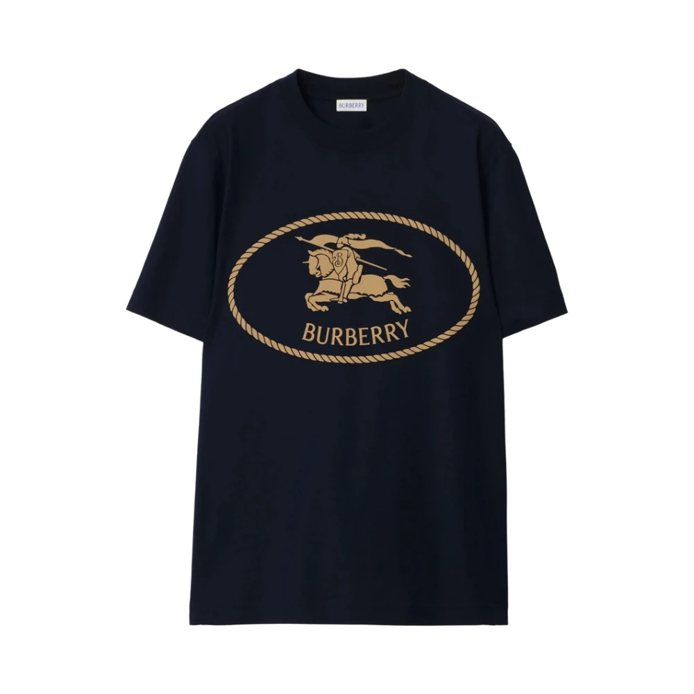 Burberry - Tops > T-Shirts - Blue - Burberry - Modalova