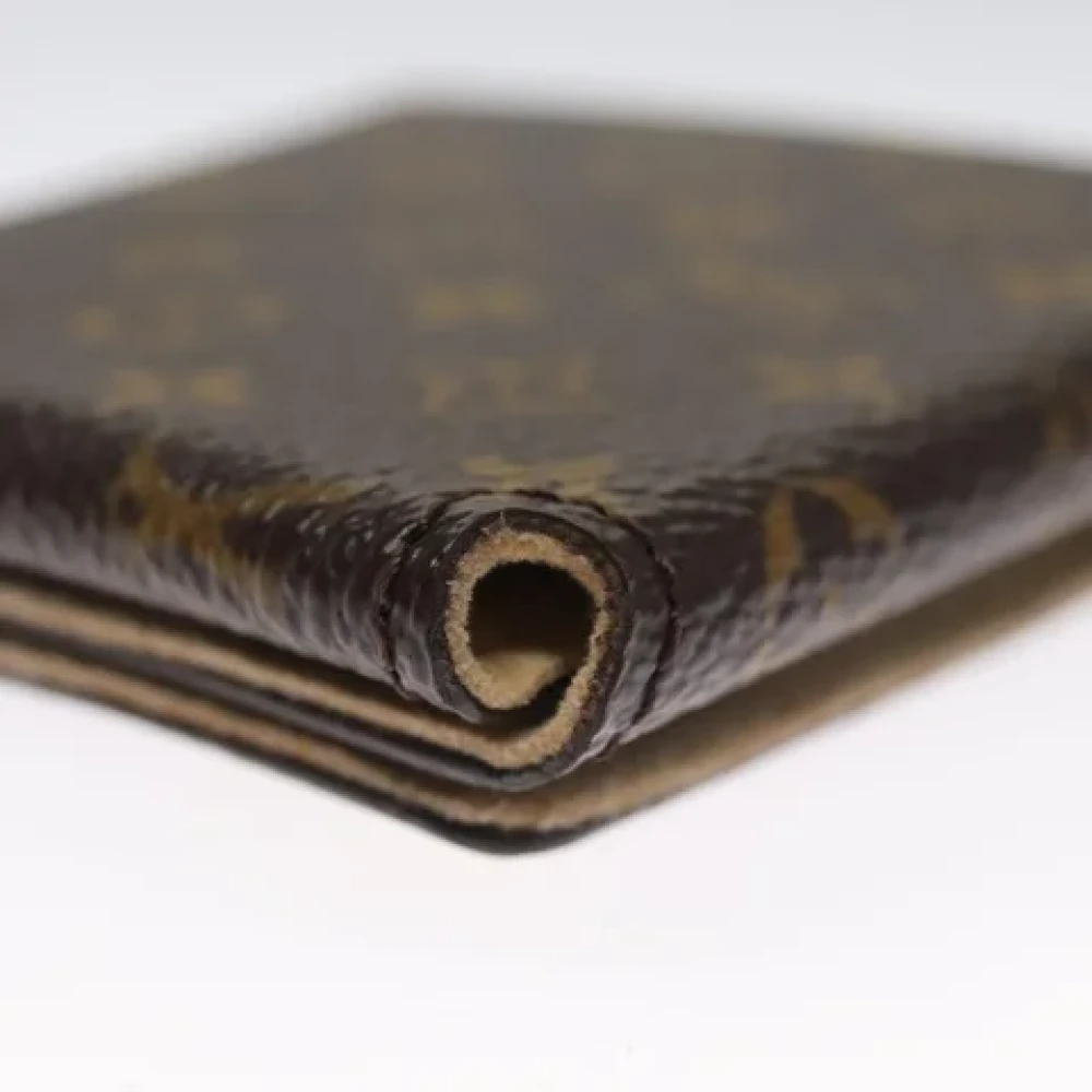 Louis Vuitton Vintage Pre-owned Canvas wallets Brown Dames
