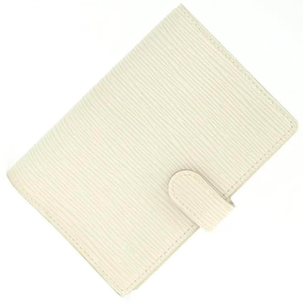 Louis Vuitton Vintage Pre-owned Fur wallets White Dames