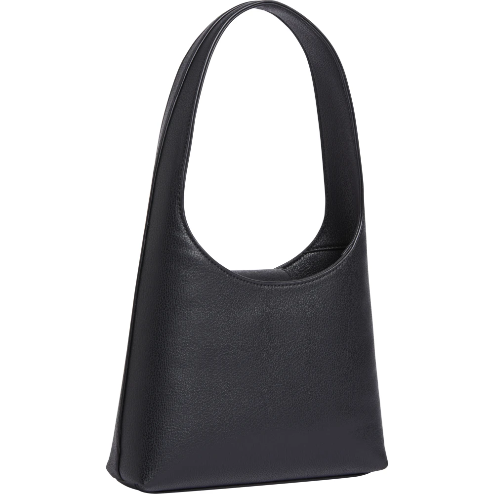 Calvin Klein Minimal Monogram Zwarte Schoudertas Black Dames