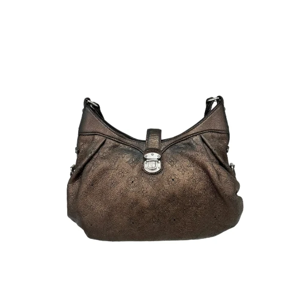 Louis Vuitton Vintage Tweedehands Mahina XS Leren Schoudertas Brown Dames