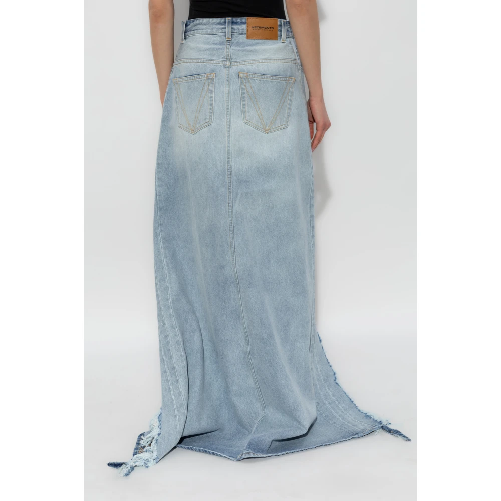 Vetements Denim rok Blue Dames