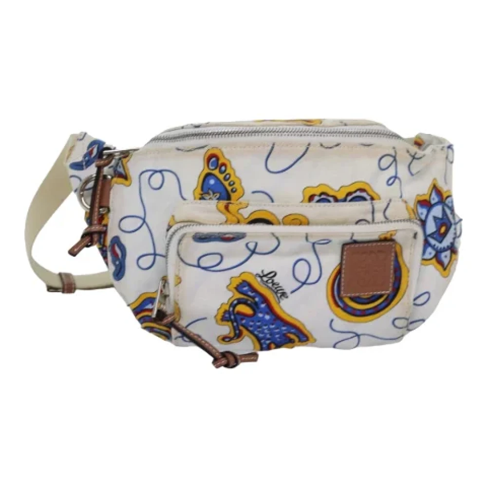 Loewe Pre-owned Canvas crossbody-bags Multicolor Dames