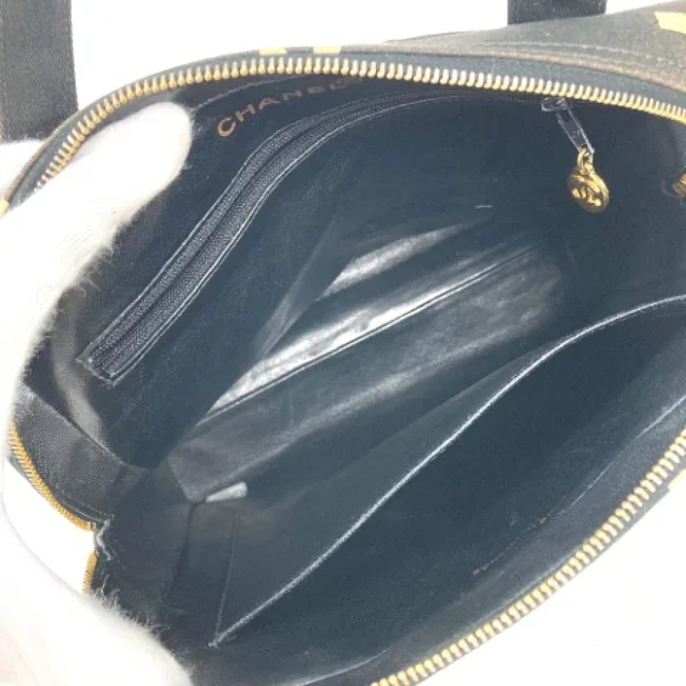 Chanel Vintage Pre-owned Fabric chanel-bags Black Dames