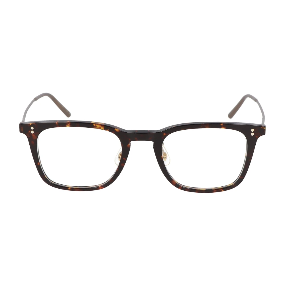 Oliver Peoples Klassieke vierkante montuurbril Brown Unisex