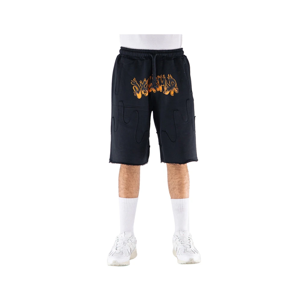 Disclaimer Zwarte Bermuda Shorts Black Heren