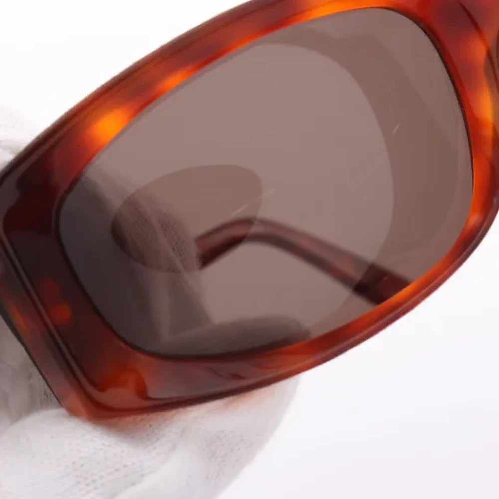 Bvlgari Vintage Pre-owned Plastic sunglasses Brown Heren