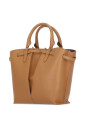 bruine-pebbled-leren-winkel-tas