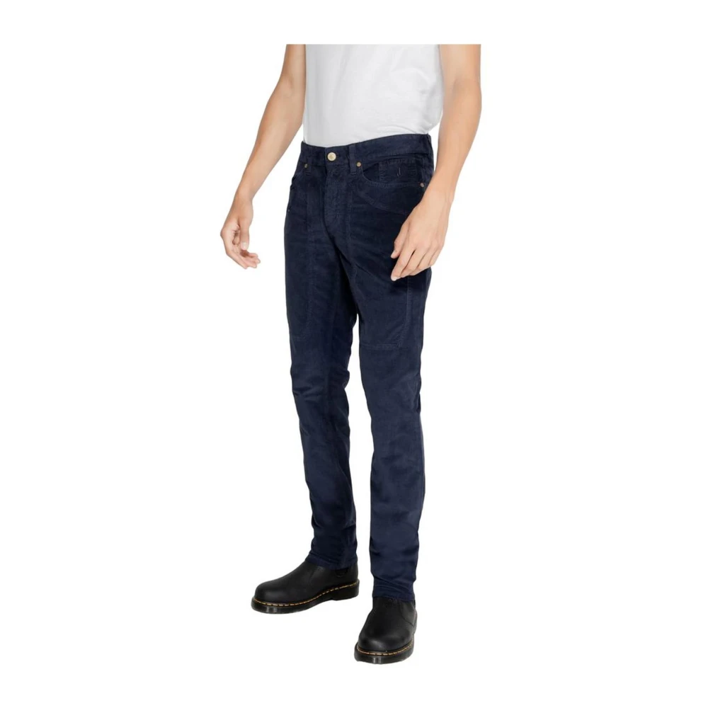 Jeckerson Stretch Katoenmix Herenbroek Blue Heren