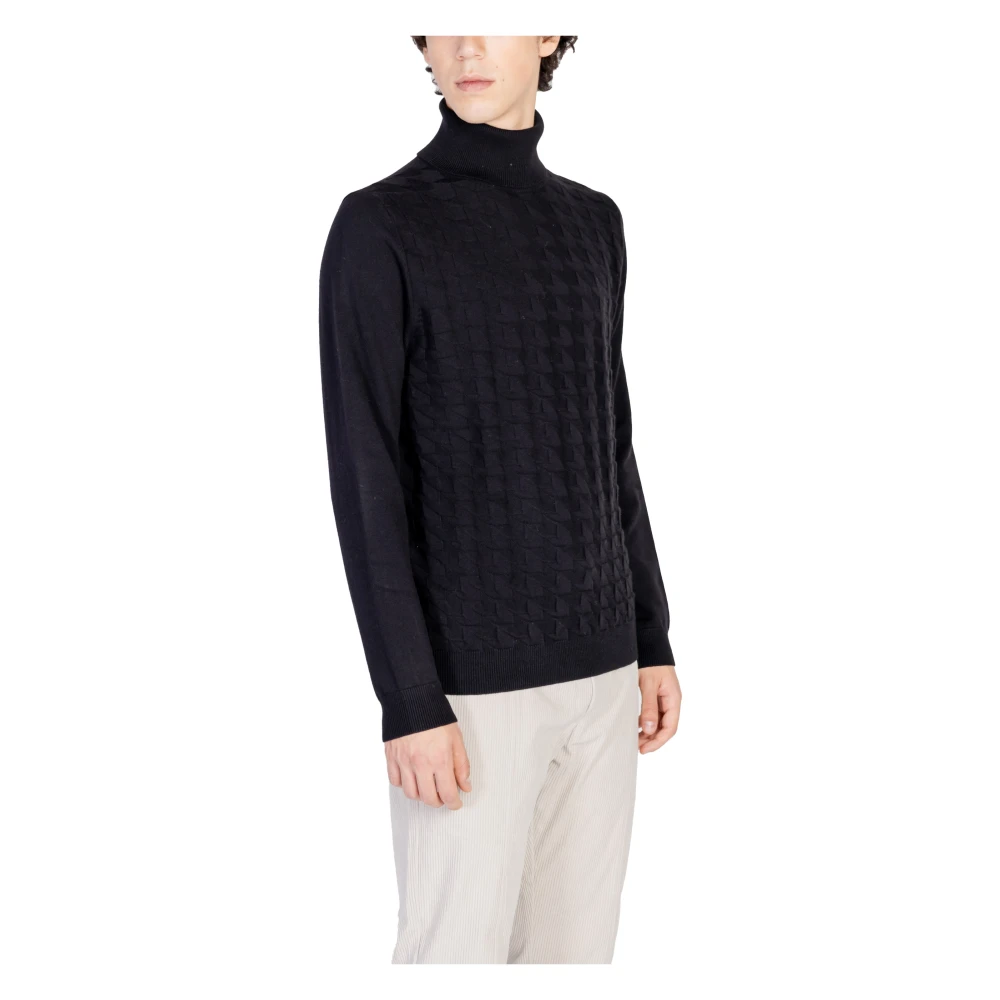 Antony Morato Jacquard 3D Katoen Wolmix Garen Black Heren