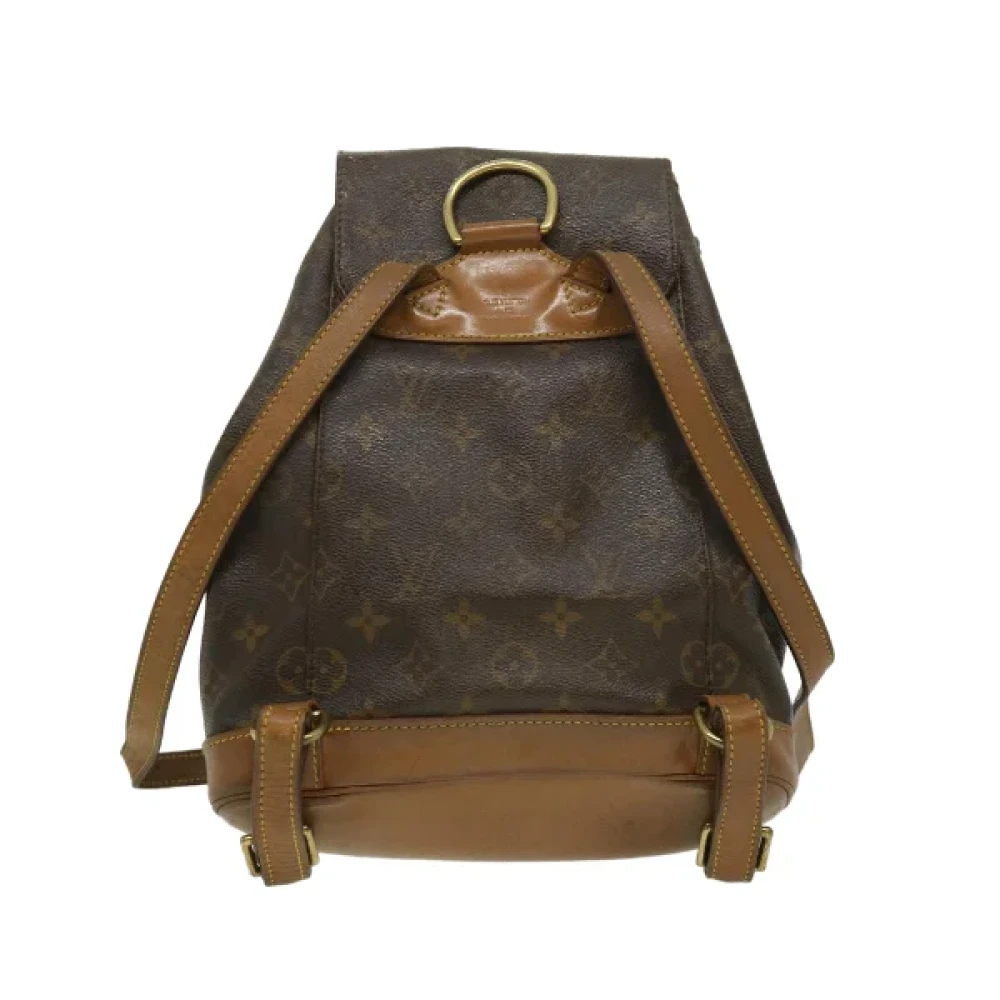 Louis Vuitton Vintage Pre-owned Canvas backpacks Brown Dames