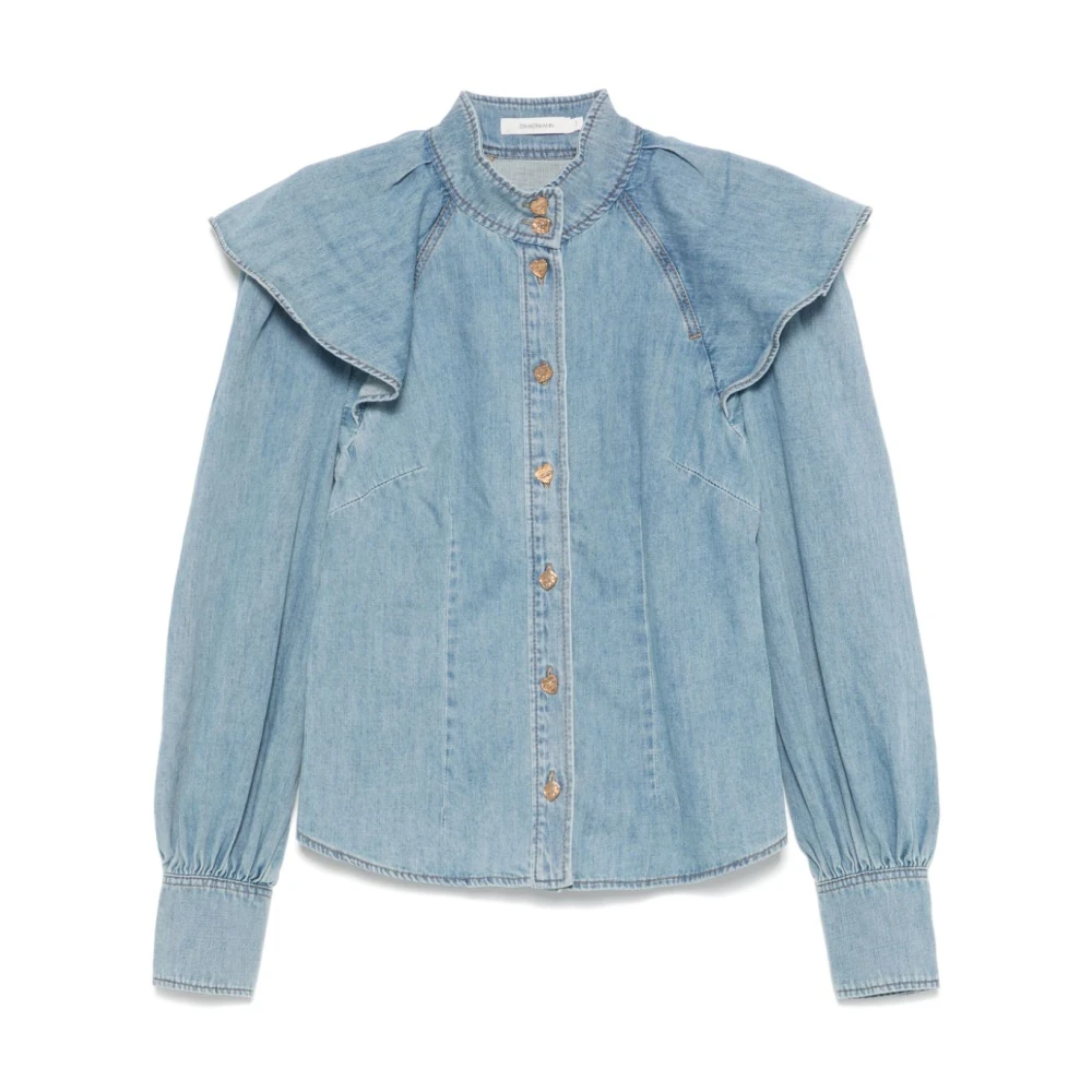 Blouses & Shirts > Denim Shirts - - Zimmermann - Modalova