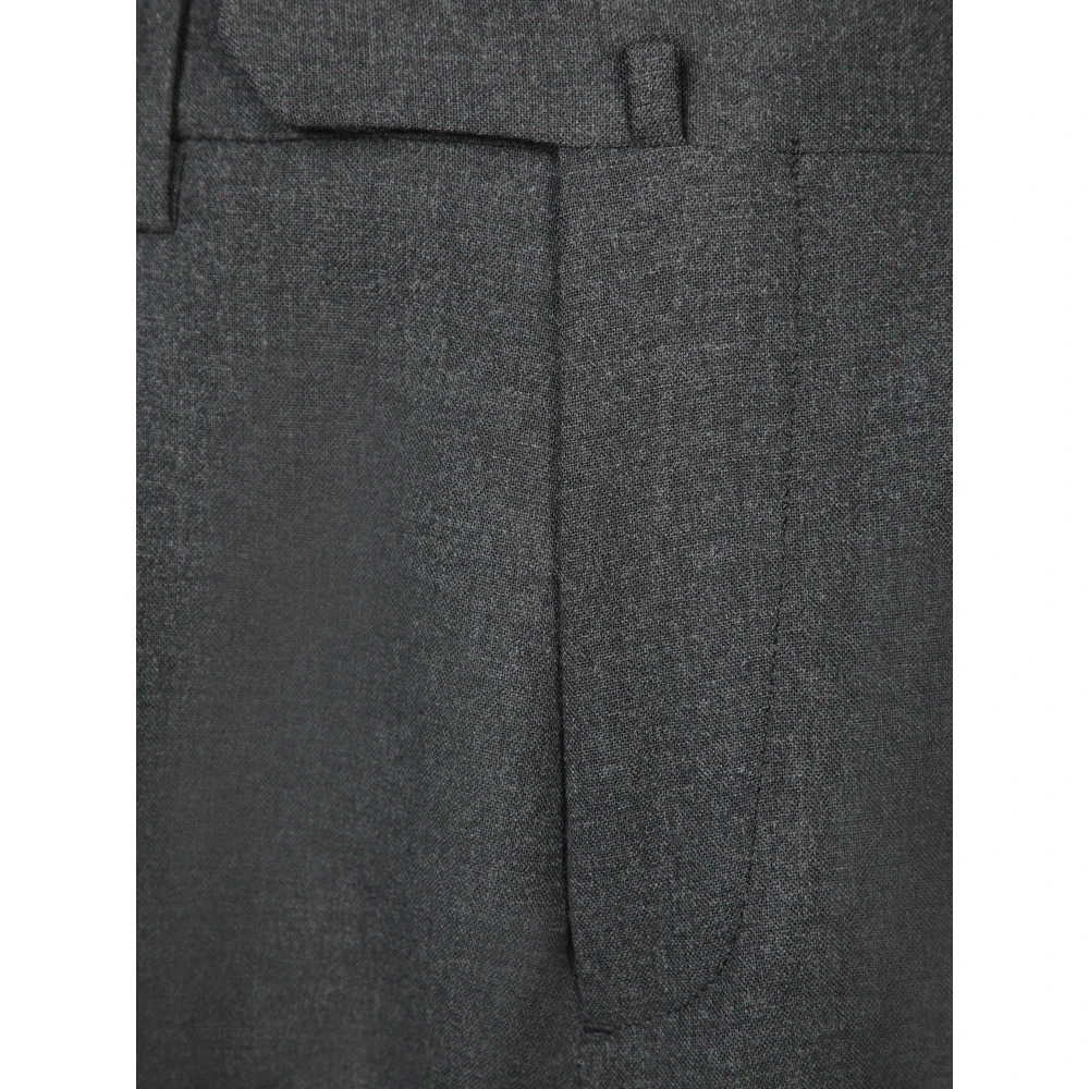 Dell'oglio Grijze Broek voor Mannen Aw24 Gray Heren