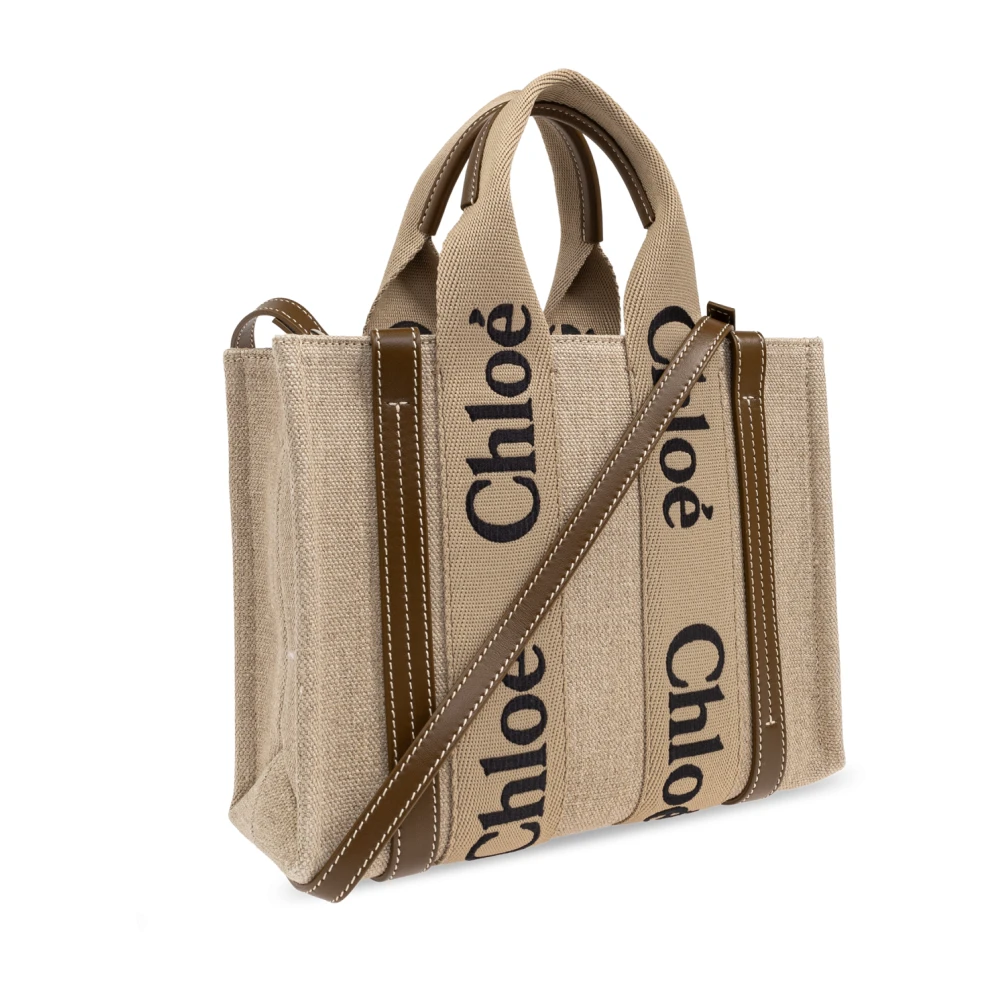 Chloé Schoudertas Woody Klein Beige Dames