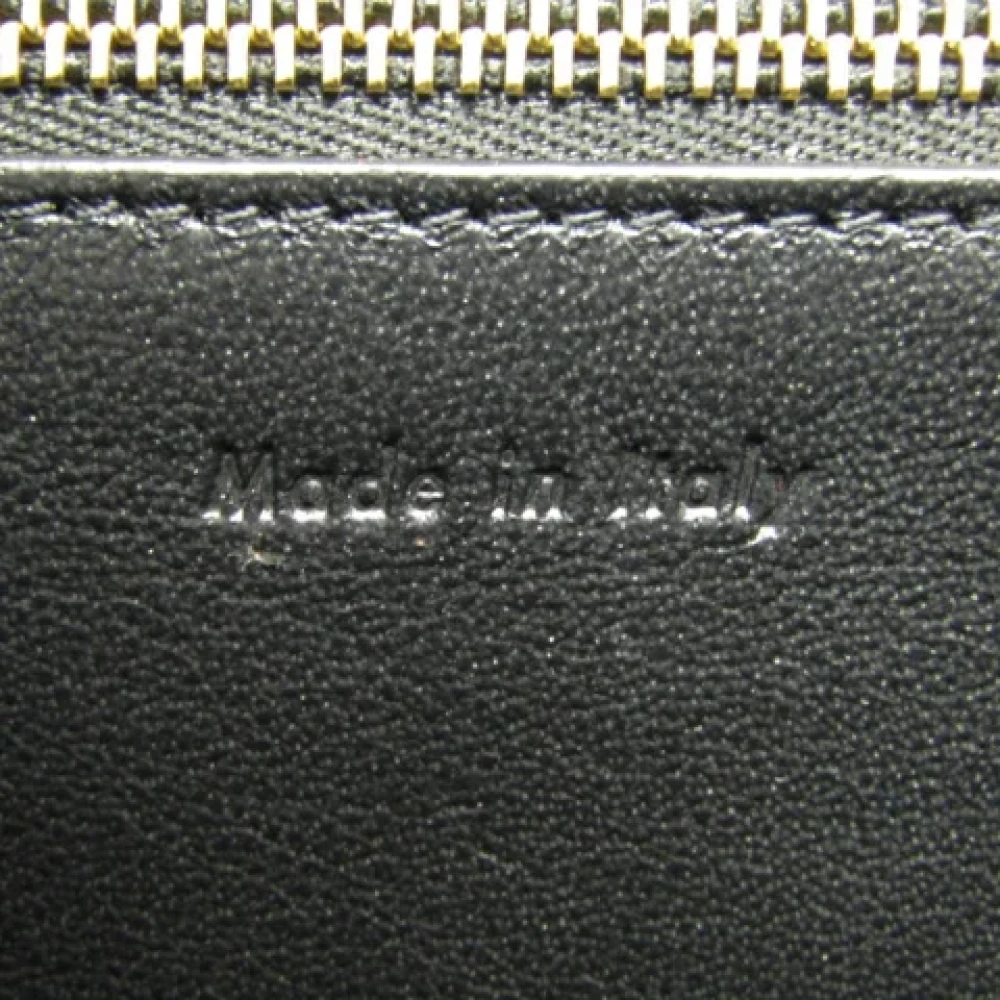 Celine Vintage Pre-owned Leather shoulder-bags Black Dames