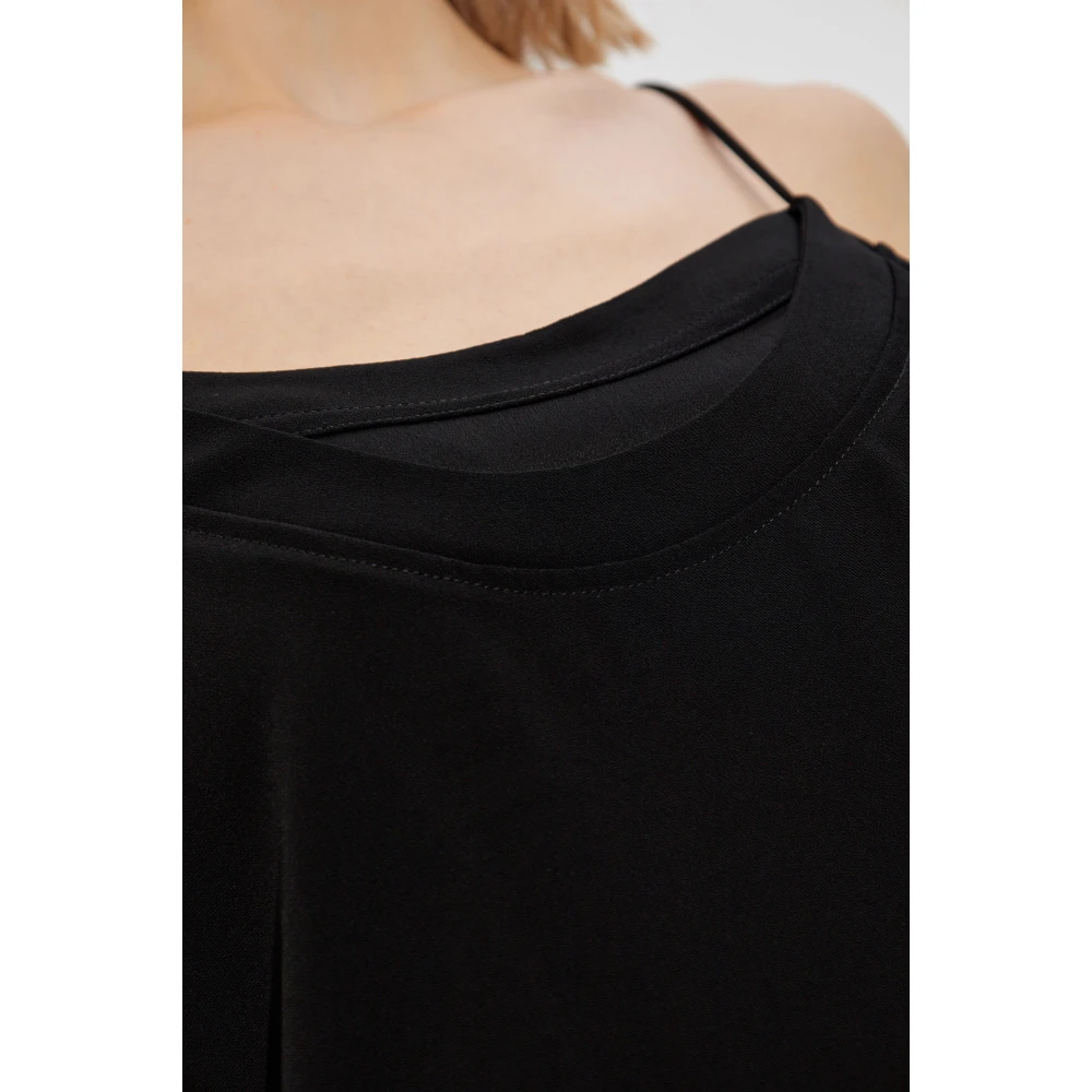 Balmain Mouwloze top Black Dames