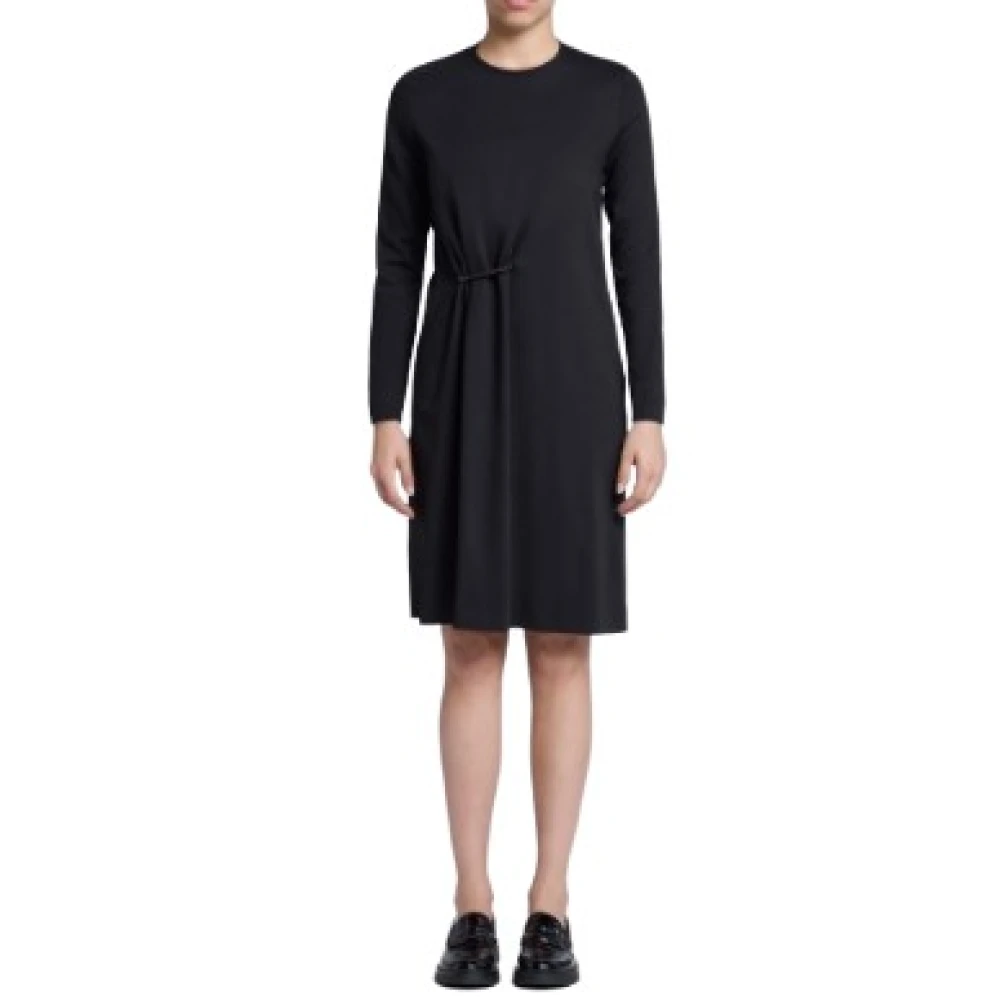 Antonelli Firenze Blauwe Monza Geweven Jurk Blue Dames