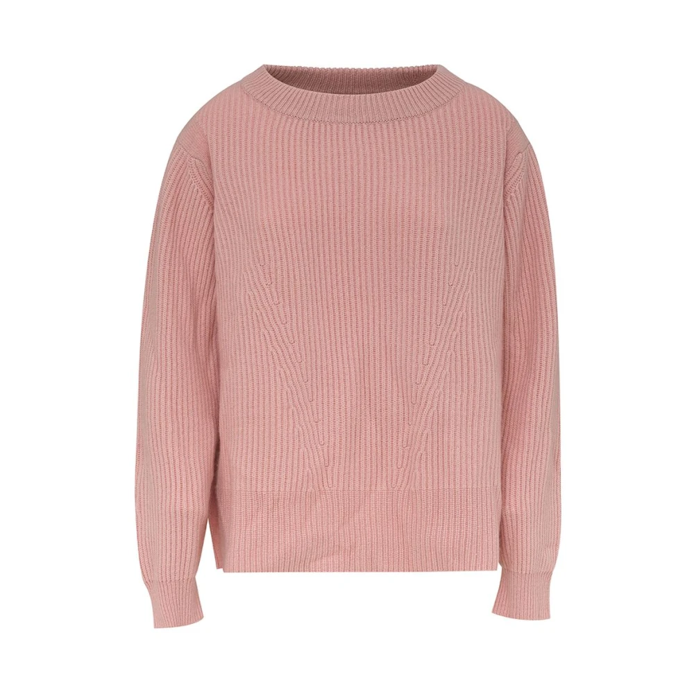 Malo Luxe Cashmere Top in Roze Pink Dames