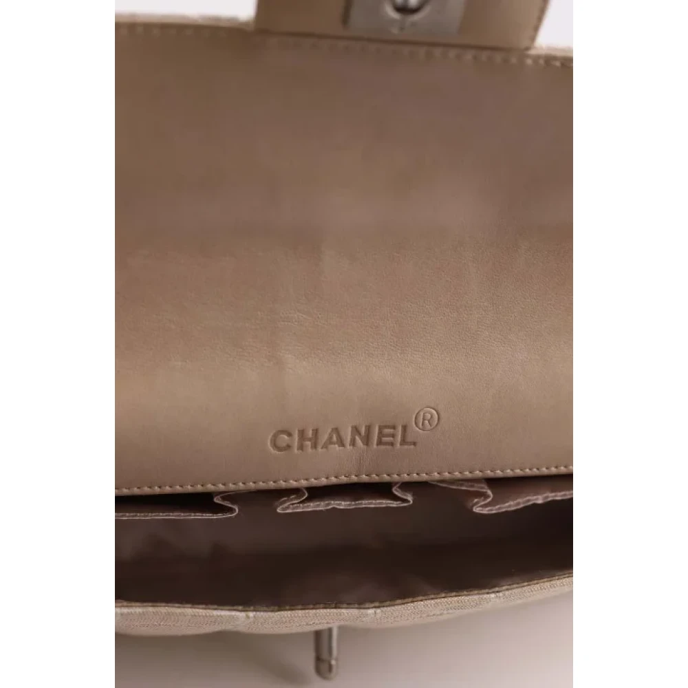 Chanel Vintage Pre-owned Leather shoulder-bags Beige Dames