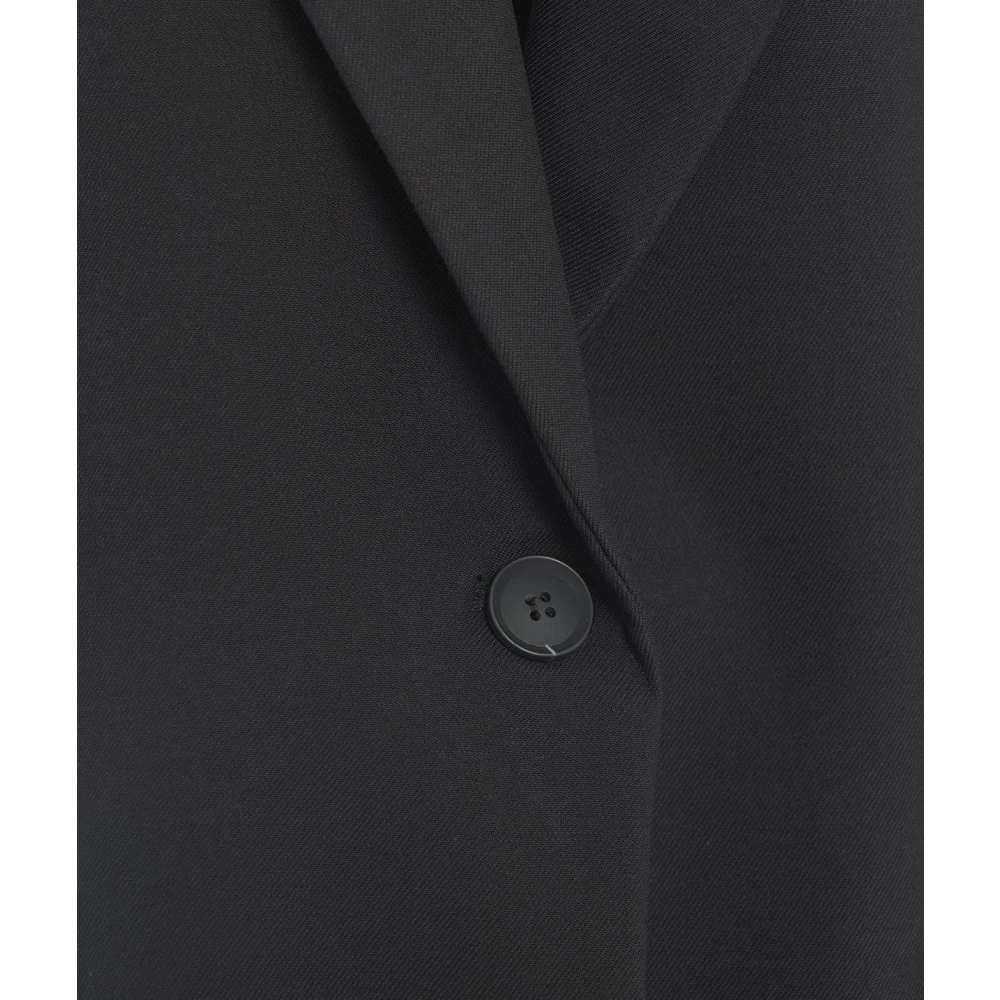 Kaos Zwarte Blazer voor Vrouwen Aw24 Black Dames