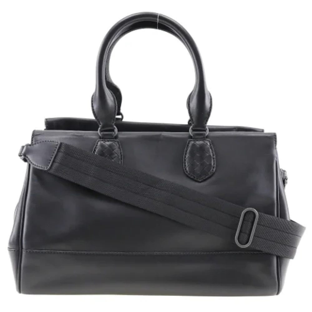 Bottega Veneta Vintage Pre-owned Leather handbags Black Dames