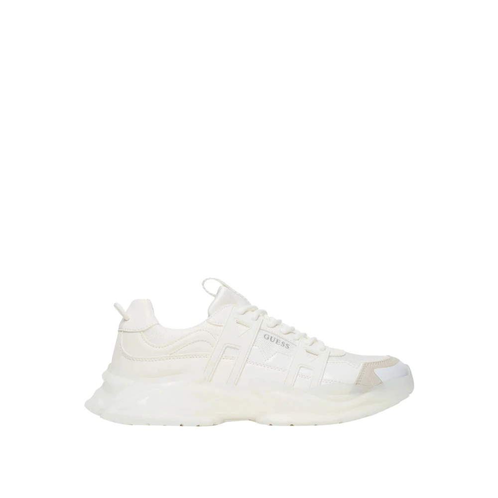 Guess Men's White Sneakers, 11 Uk, Bellu Trainers
