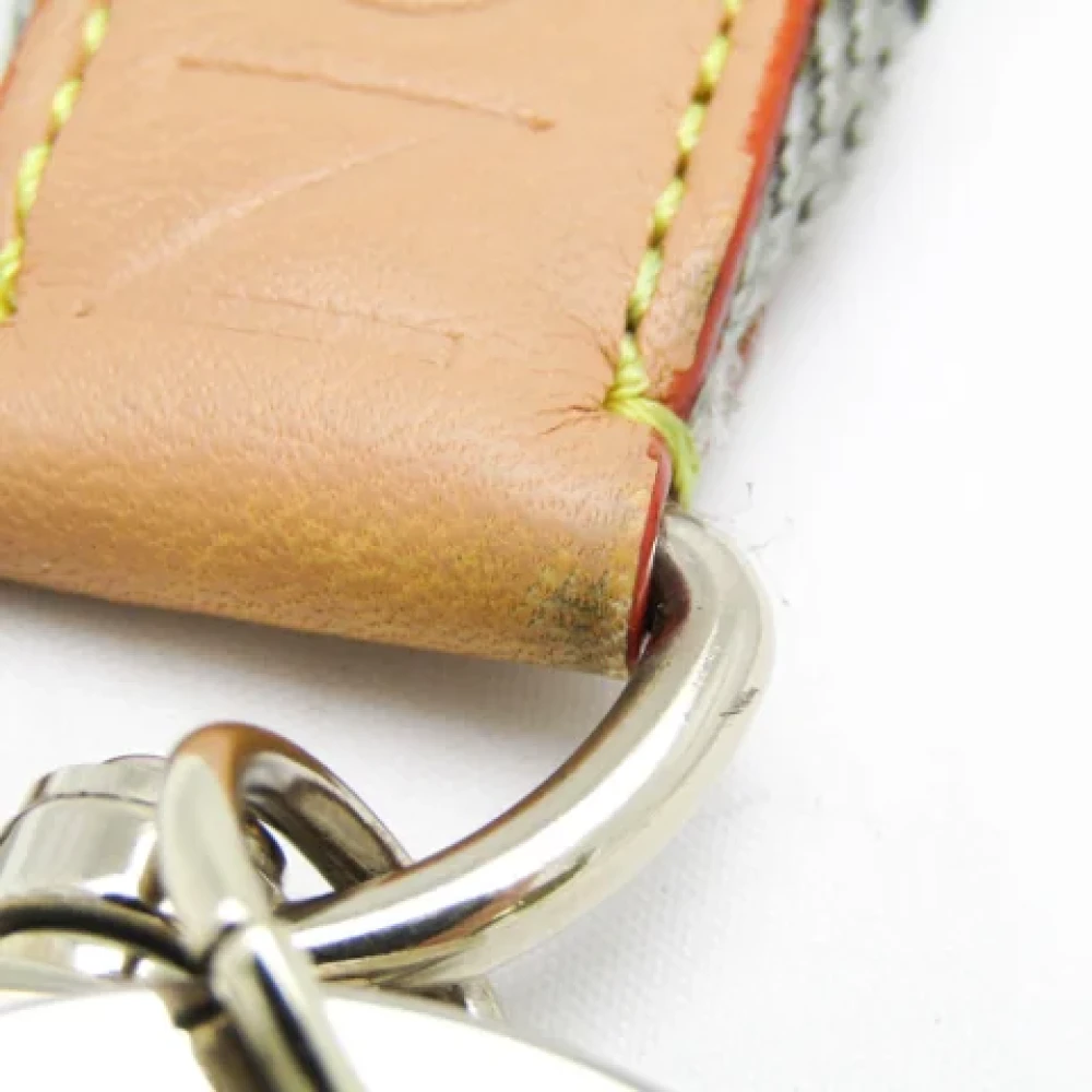 Louis Vuitton Vintage Pre-owned Leather key-holders Gray Dames