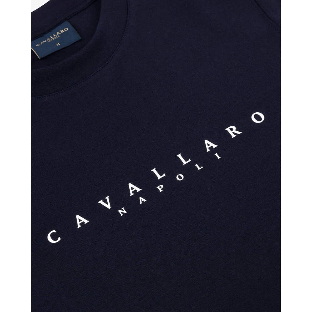 Cavallaro R-Neck Sweatshirt Blue Heren