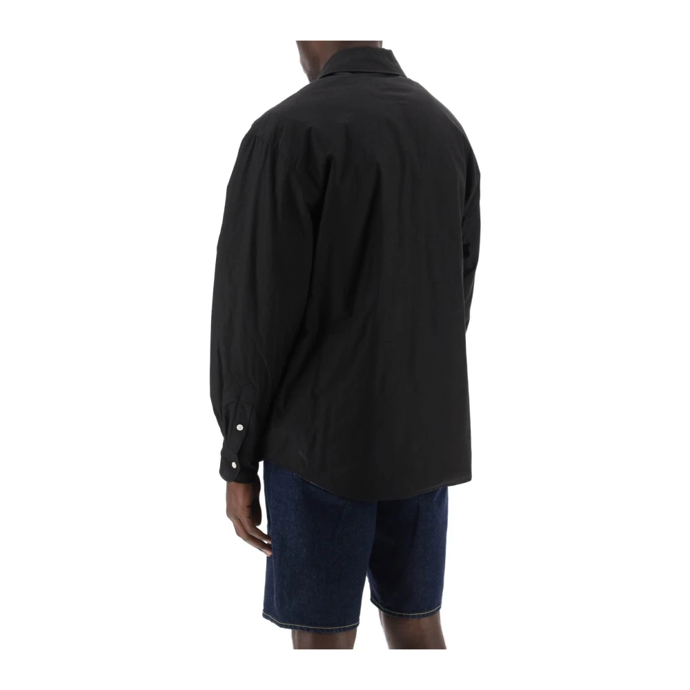 Kenzo Casual Gestreept Overhemd Black Heren