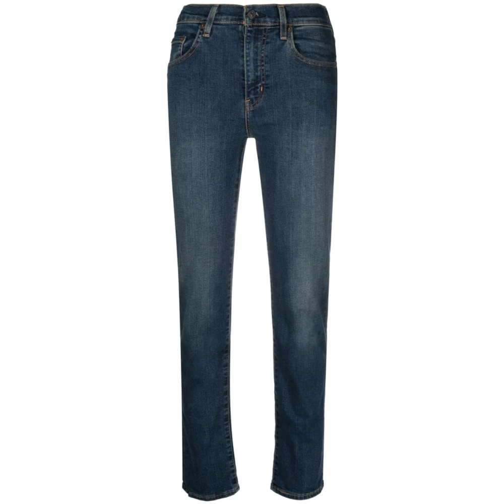 Levi's 724 High Rise Straight Blue Dames