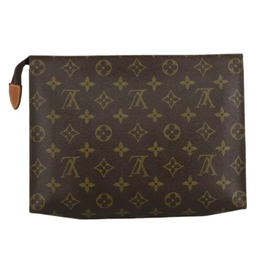 Louis Vuitton Vintage Pre-owned Canvas clutches Brown Dames