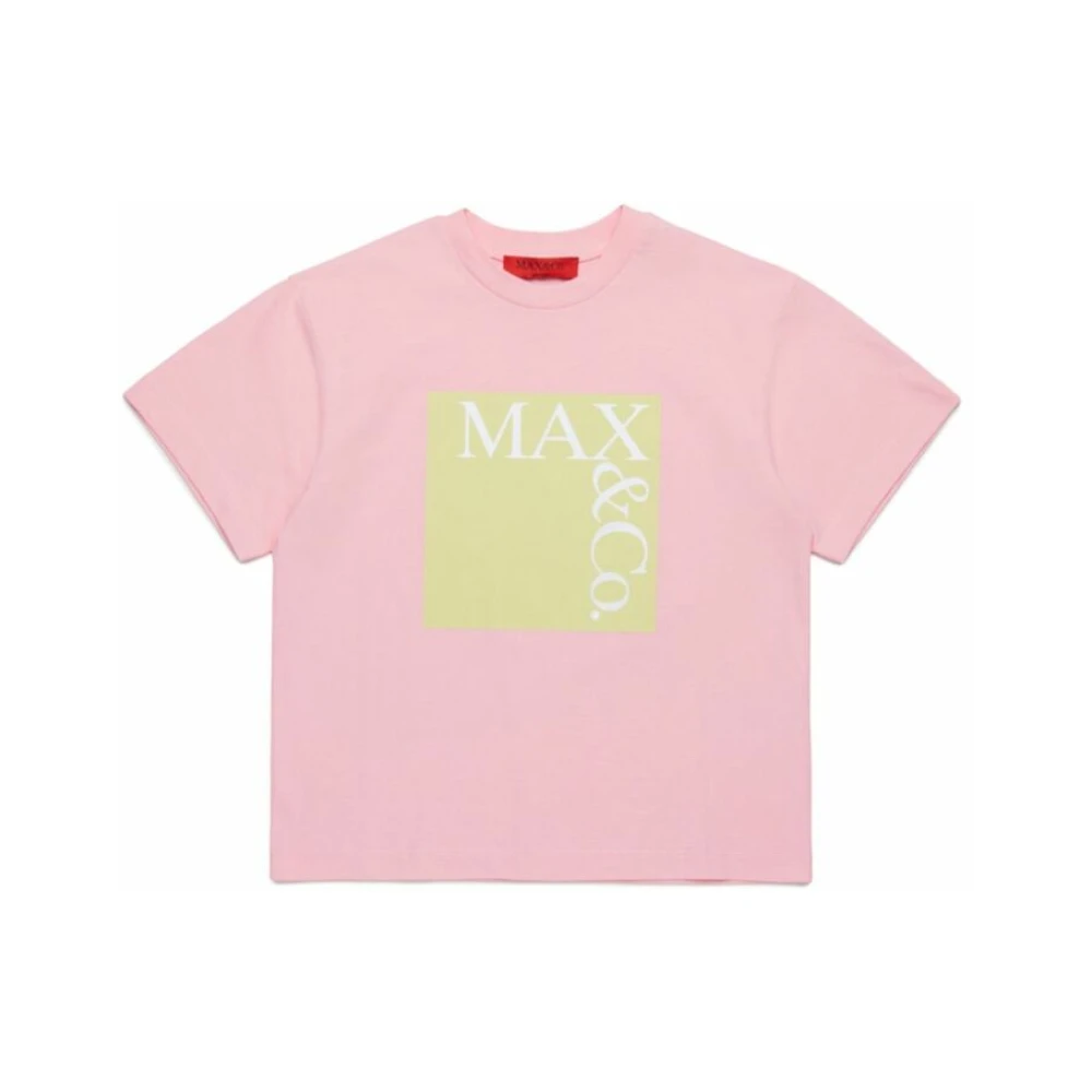 Max & Co Barn Lemon Grass T-shirt Pink, Flicka