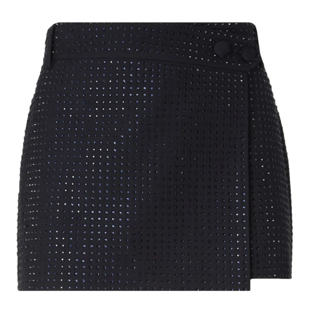 Pinko , Short Skirts, Female, Blue, M, Soave Skirt