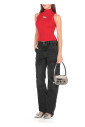 jean-cargo-en-melange-de-coton-noir