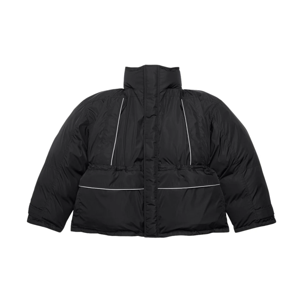 Balenciaga Men's Black Winter Jackets, S, Oversized Padded Parka