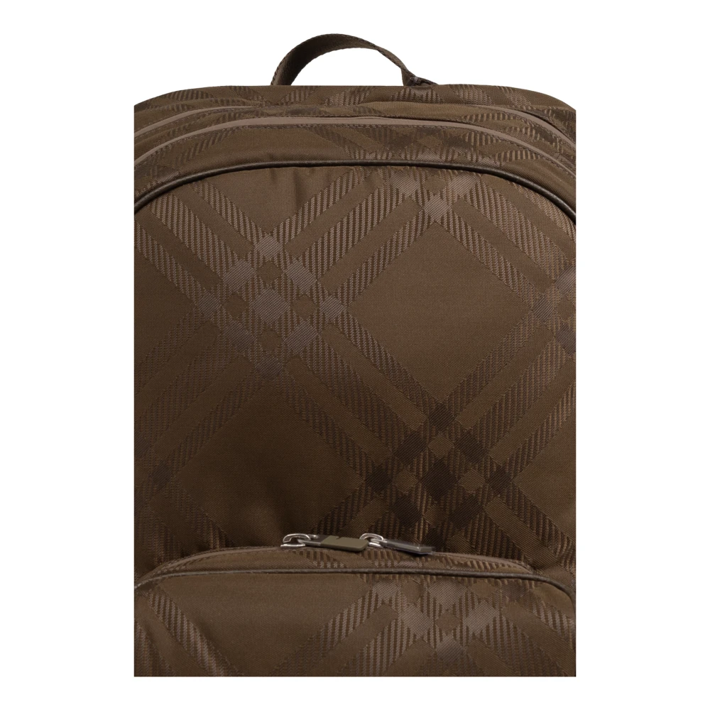 Burberry Rugzak met ruitpatroon Brown Heren