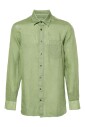 green-linen-shirt-classic-style